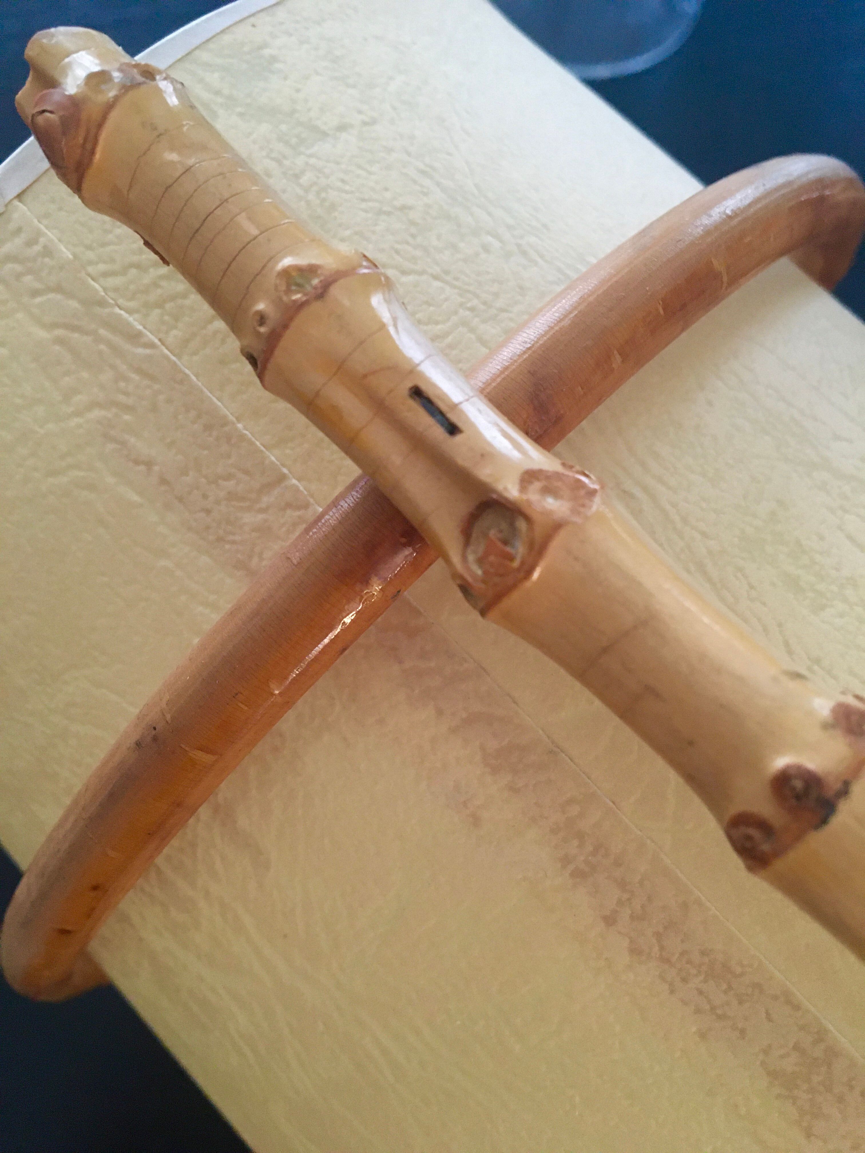 Bamboo lamp and paper