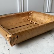Corbeille en bambou vintage