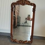 Large mirror in baroque rocaille rococo style