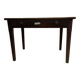Wooden farmhouse table
