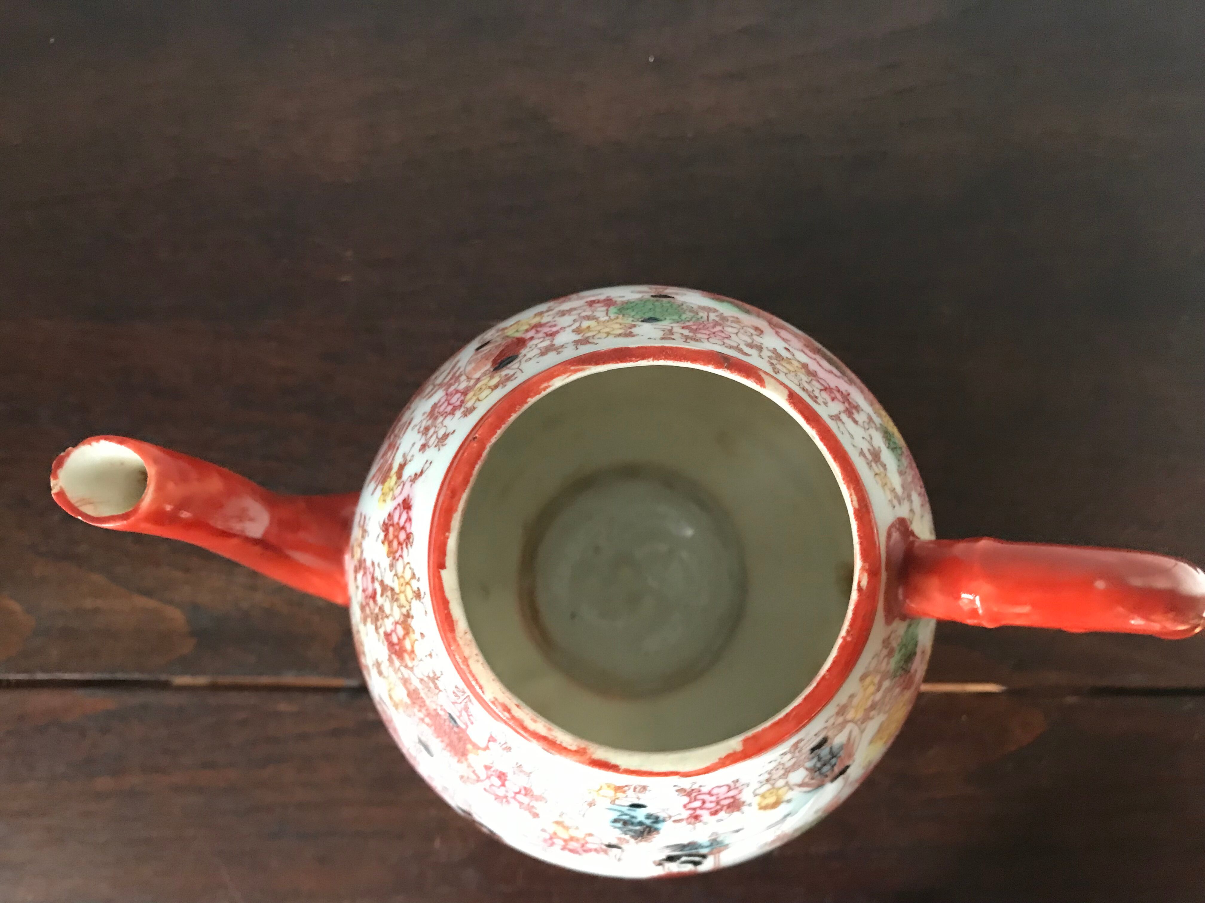 Ancient Japanese teapot