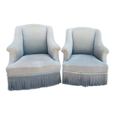 Pair of toad armchairs