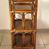 Rattan shelf