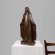 Large Holy Maria Statue in Bronze Painted Plaster, Belgium, 1930s