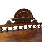 Meubles anciens en noyer à plusieurs niveaux, fin du XIXe siècle