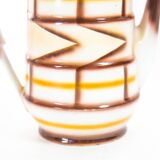 Art deco teapot spritzdekor