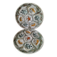 Set of oyster plates MBFA Pornic model Penerff, 1960s-70s.