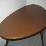 Table triangulaire en forme de rein de 1950/60