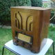 Radio set cabinetry vintage wood
