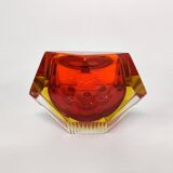 Cendrier en verre de Murano de Flavio Poli, années 60