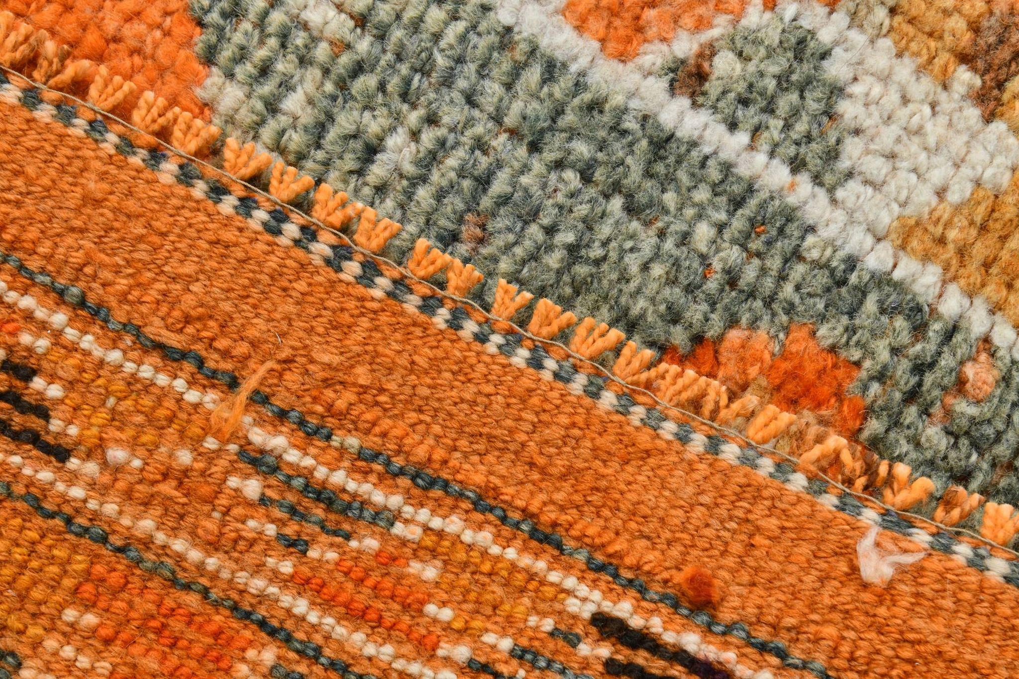 3x13  Long Turkish Vintage Runner Rug, 79x399Cm