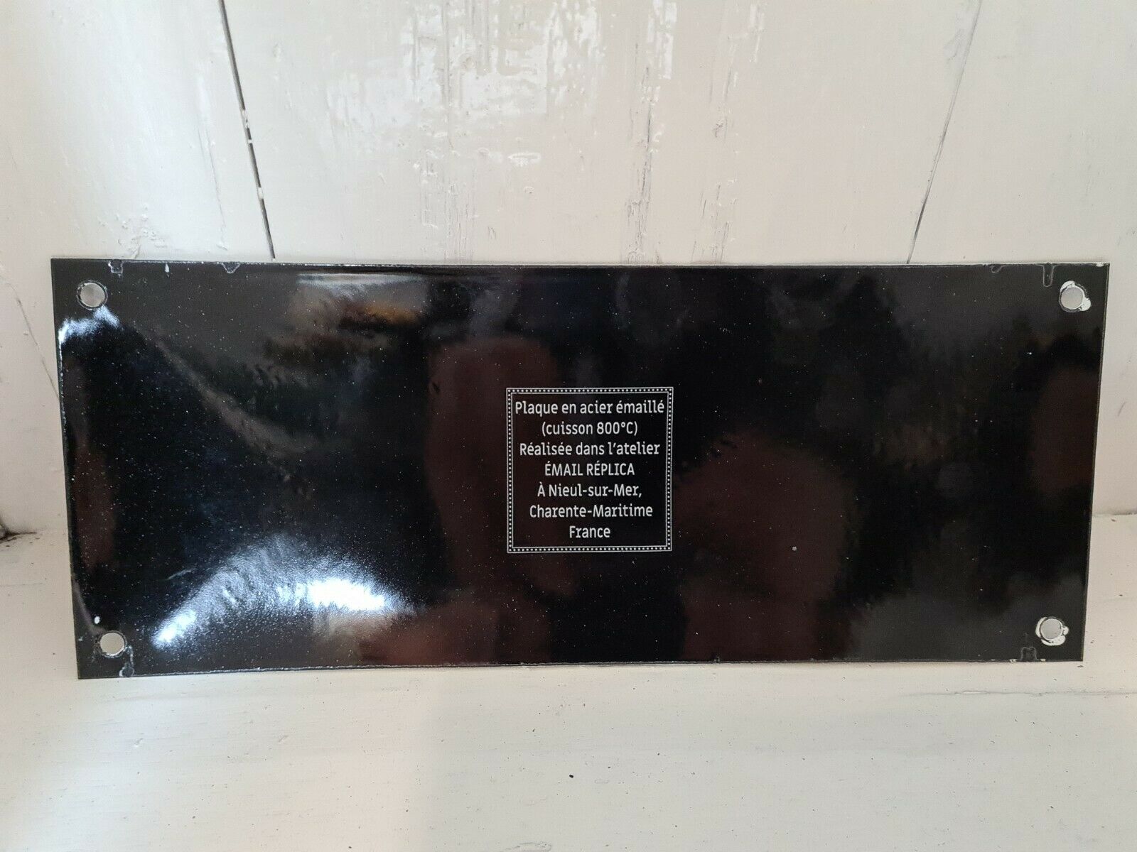 Enamelled plate bouillon kub