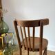 Pair of Baumann curved wood bistro chairs early twentieth century
