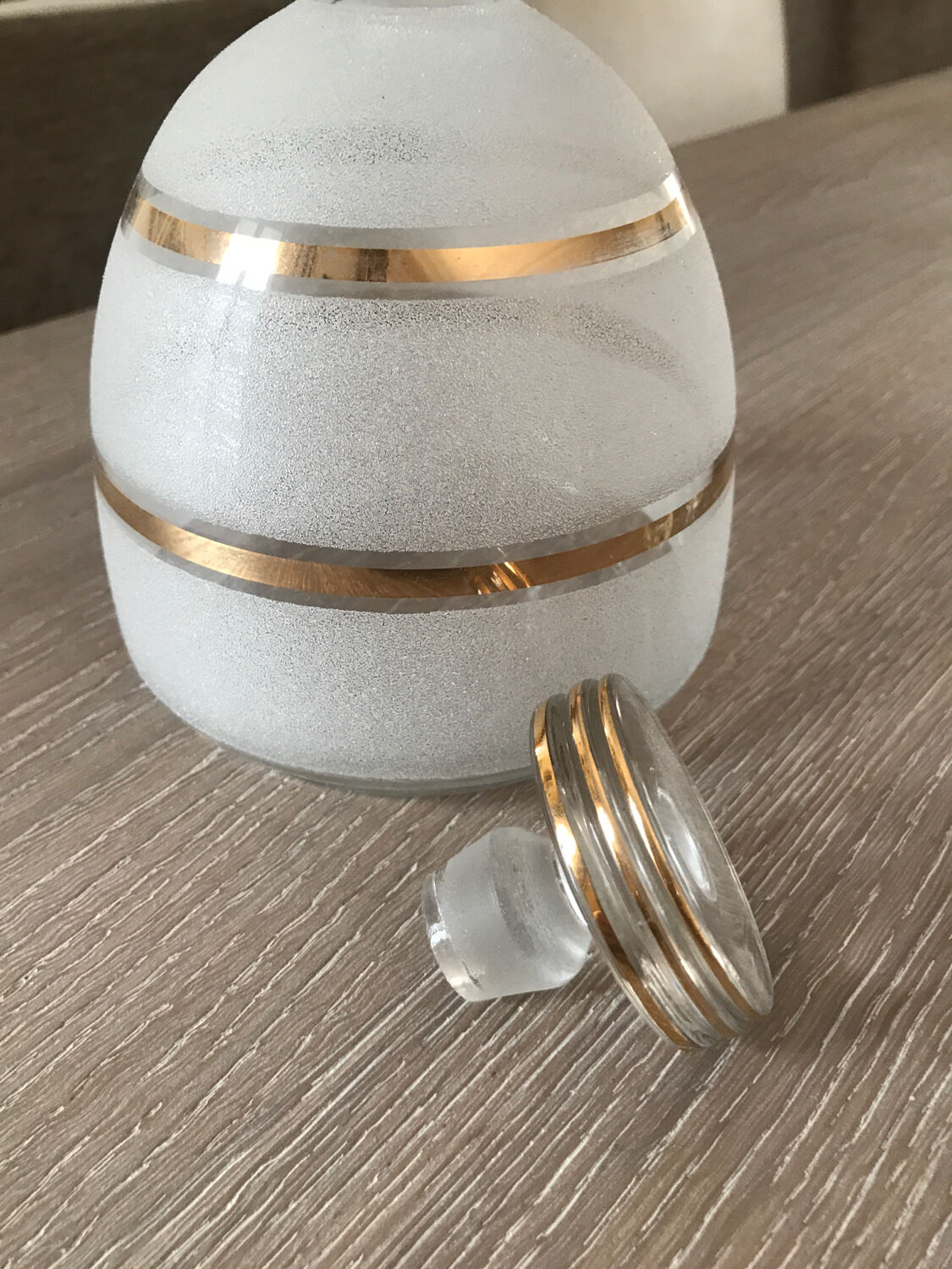 Carafe and glasses of the 50s