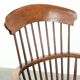 Fauteuil Windsor anglaise antique du 19ème siècle
