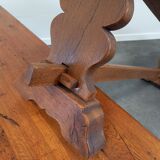 Farmhouse table and its 2 benches