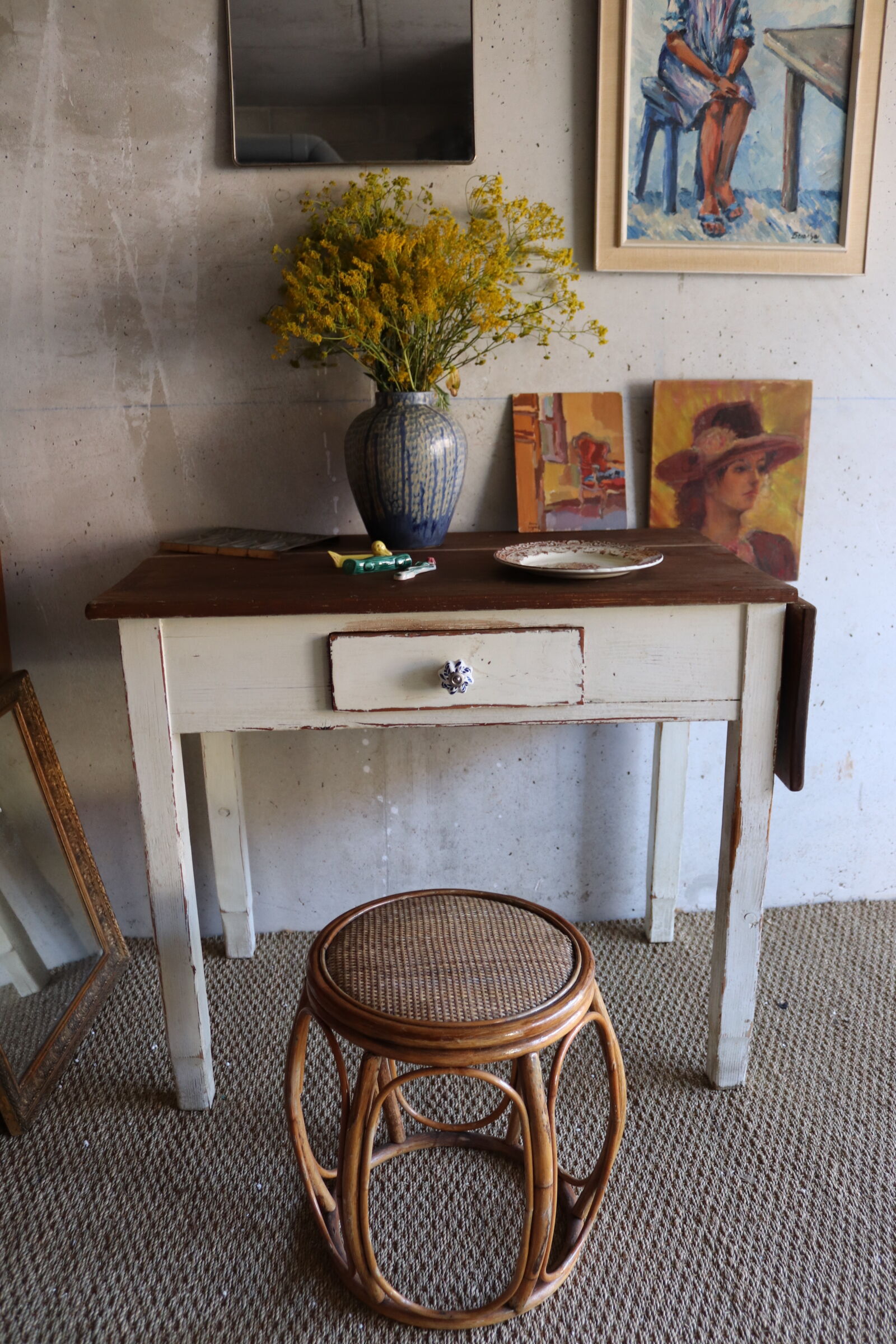 Antique kitchen table
