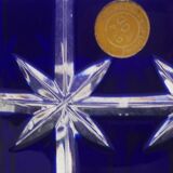 Vintage italian blue vase by Creart, 1960s