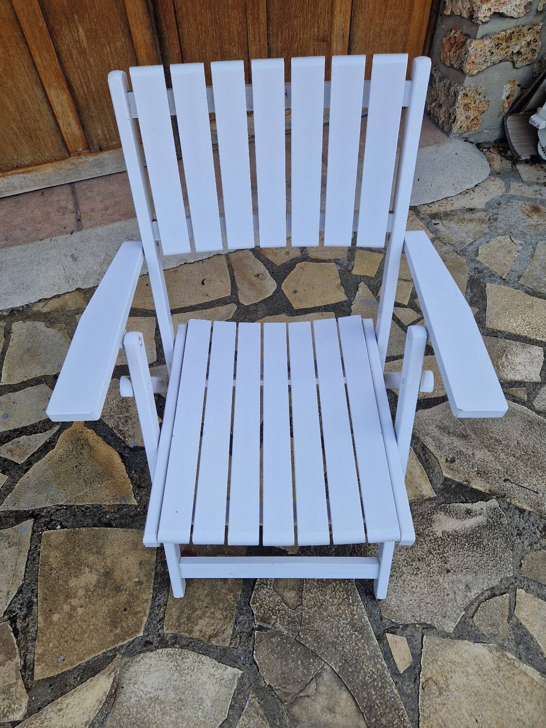 Triconfort vintage folding garden armchair