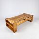 Mid Century Pine Coffee Table, 1960s