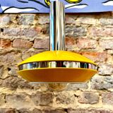 Suspension Space Age yellow & chrome 1970