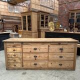 Early 20th century counter in solid oak