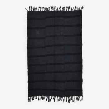 6x9 Fringed Modern Hemp Rug, 175x268Cm