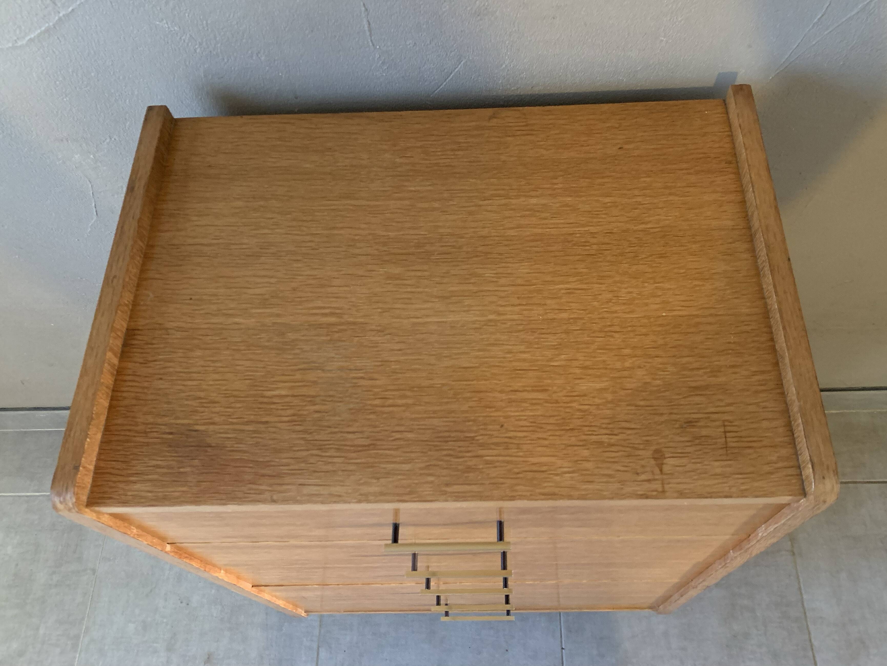 Vintage oak chiffonier from the 1950s