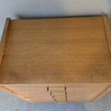 Vintage oak chiffonier from the 1950s