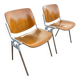 Paire de chaises "DSC 106" par Giancarlo Piretti pour Castelli, 1960