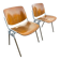 Paire de chaises "DSC 106" par Giancarlo Piretti pour Castelli, 1960