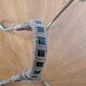 Brass and rattan candlestick