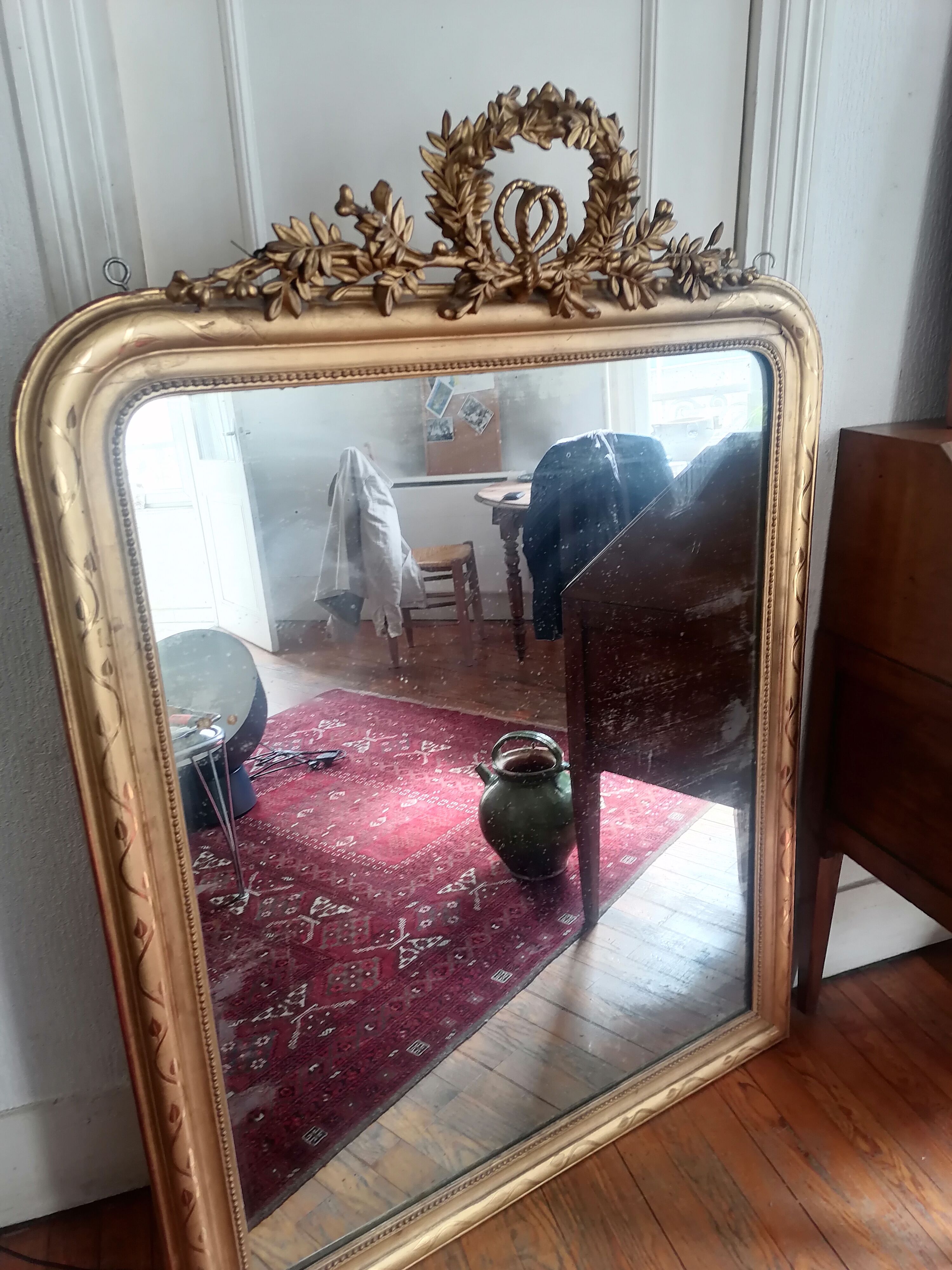Miroir Louis XVI, 19ème, 148x108cm
