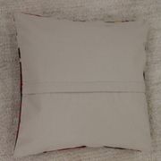 A Pair of Atique Turkish Flatweabe Kilim Cushion Cover, Geometric Pillow
