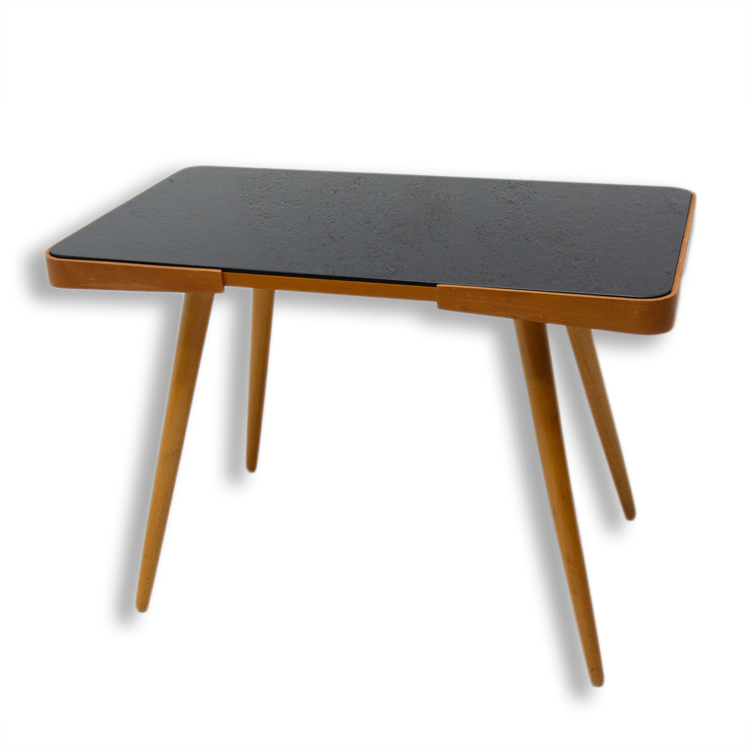 Mid century opaxite glass coffee table, 1960´s, Czechoslovakia