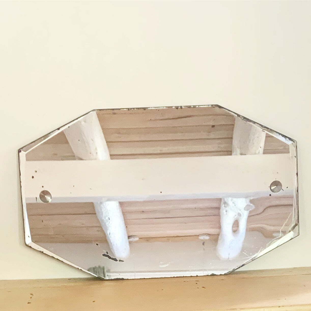 Art Deco beveled mirror  60x36cm