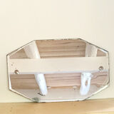 Art Deco beveled mirror  60x36cm