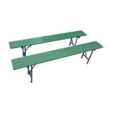 2 brewery folding benches