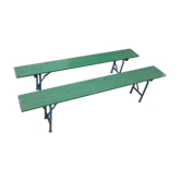 Set de 2 bancs pliants de brasserie