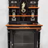 Ceremonial showcase in blackened pearwood, Napoleon III period - 1850