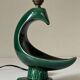 Vintage ceramic bird lamp from the 60s