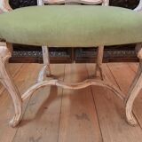 Set of 2 armchairs and 1 baroque style chair