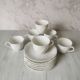 Porcelain cups and saucers Limoges Bernardaud