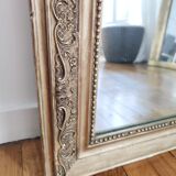 Ancient mirror with golden pediment - 117x76cm