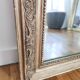 Miroir ancien à fronton doré - 117x76cm