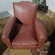 Paire de fauteuils club moustache 1940