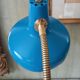 Lampe de bureau vintage bleue