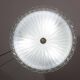 Charming Italian Trasparent Murano Glass Ceiling Fixture, Murano, 1960