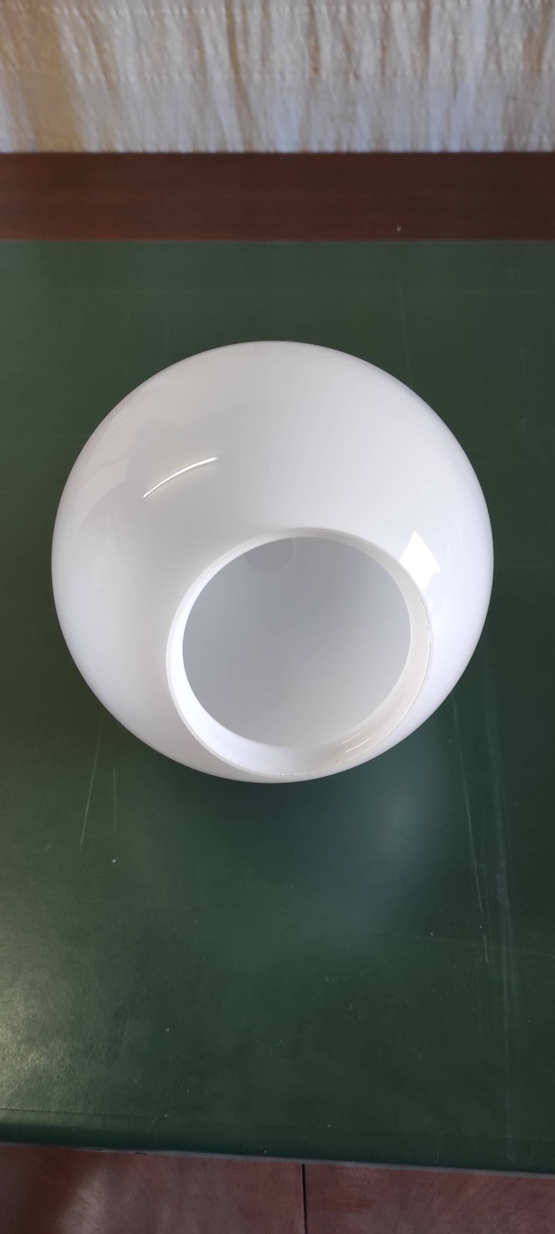 Opaline globe, diameter 20 cm - mid-20th century