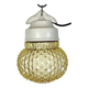 Vintage white porcelain pendant light, 1970s
